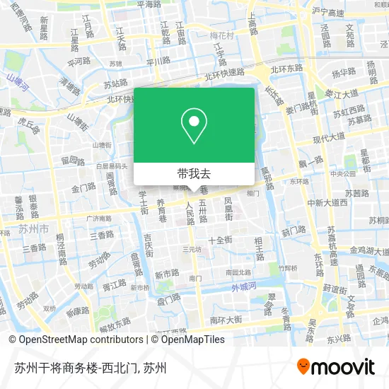 苏州干将商务楼-西北门地图