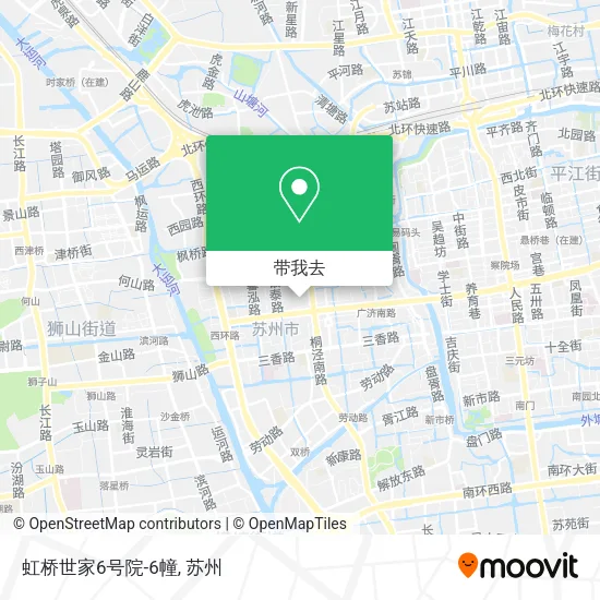 虹桥世家6号院-6幢地图
