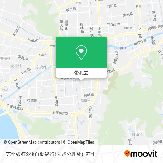苏州银行24h自助银行(天诚分理处)地图