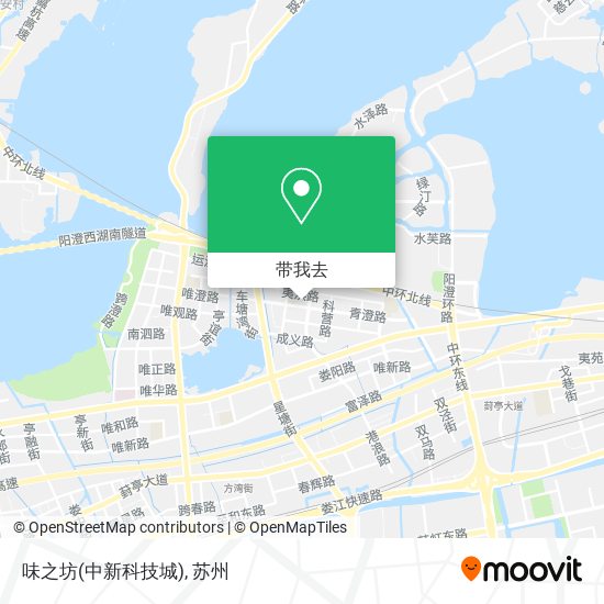 味之坊(中新科技城)地图