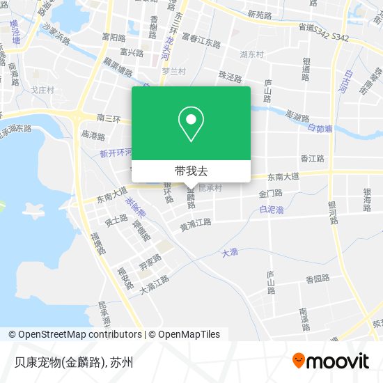 贝康宠物(金麟路)地图