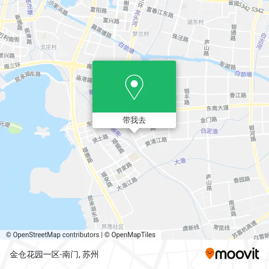 金仓花园一区-南门地图
