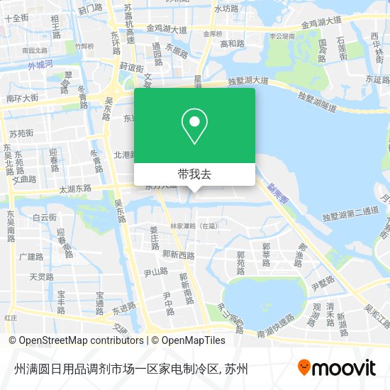 州满圆日用品调剂市场一区家电制冷区地图