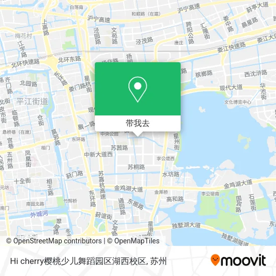 Hi cherry樱桃少儿舞蹈园区湖西校区地图