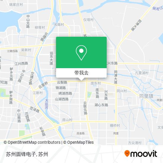 苏州圆锋电子地图