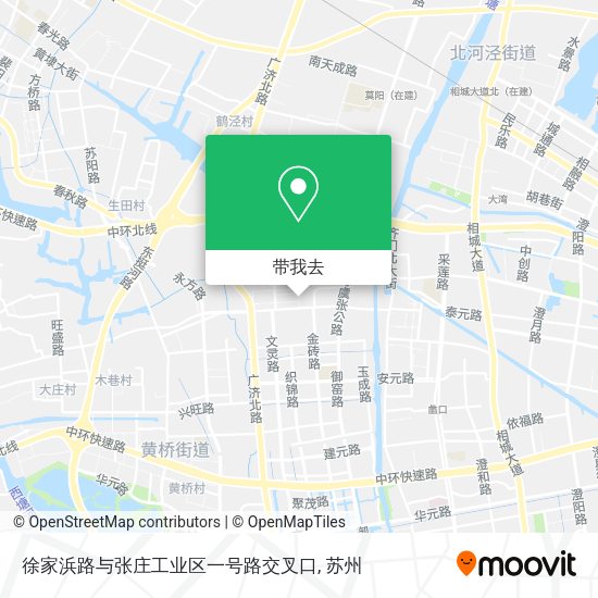 徐家浜路与张庄工业区一号路交叉口地图