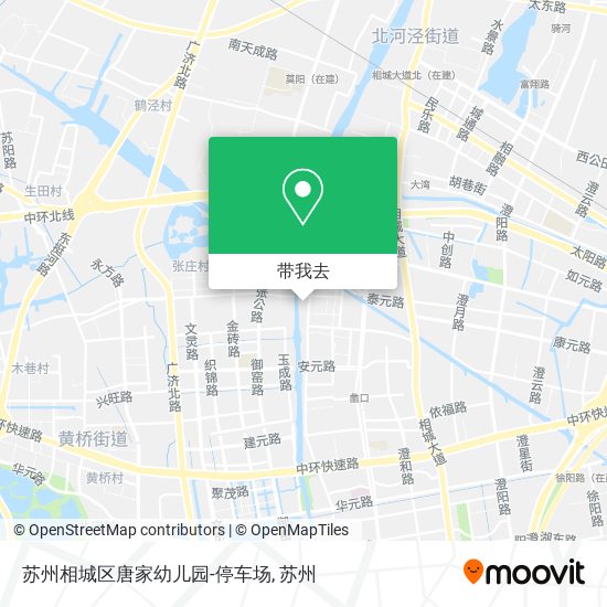 苏州相城区唐家幼儿园-停车场地图