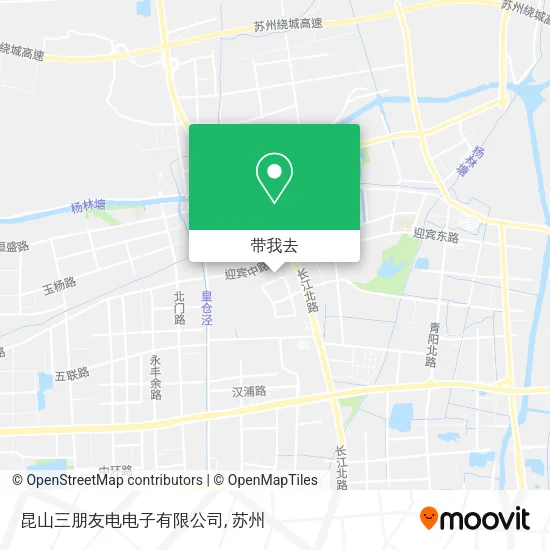 昆山三朋友电电子有限公司地图