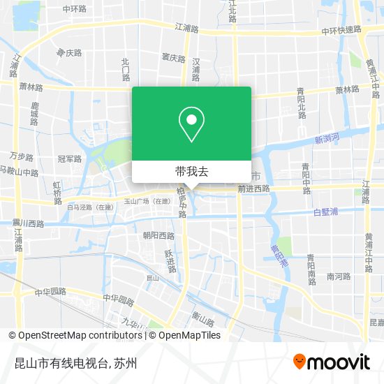 昆山市有线电视台地图