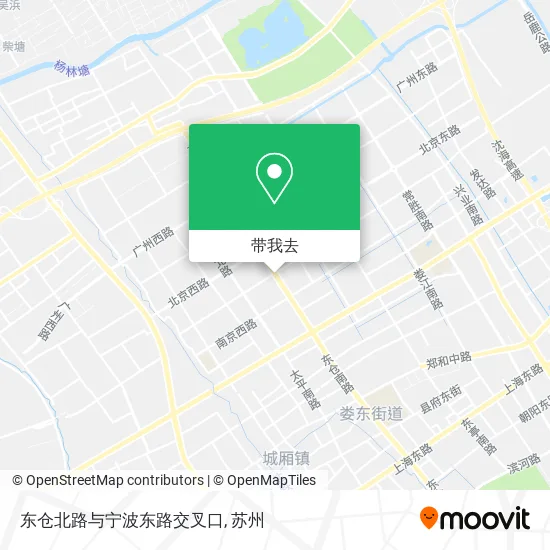 东仓北路与宁波东路交叉口地图