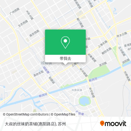 大叔的丝袜奶茶铺(惠阳路店)地图