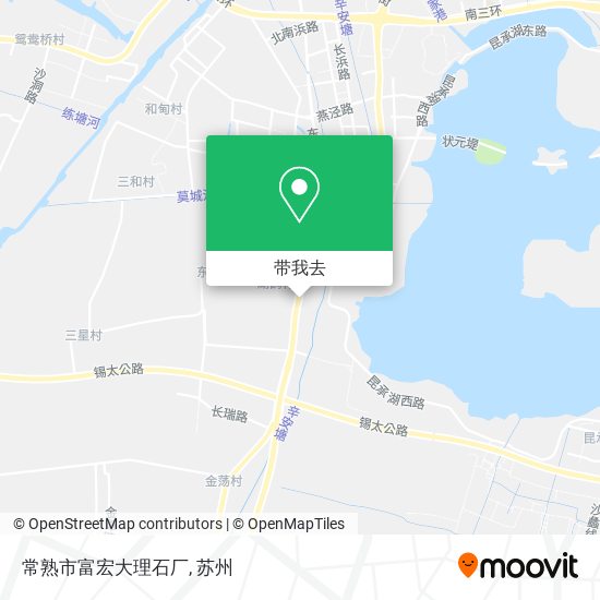 常熟市富宏大理石厂地图