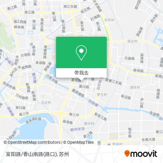 富阳路/香山南路(路口)地图