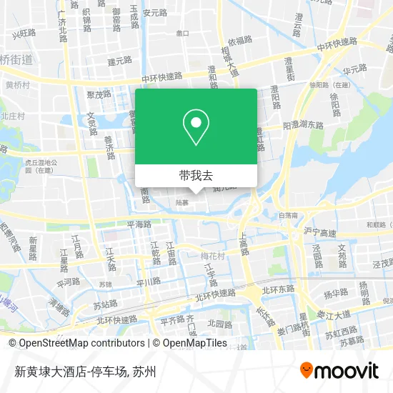 新黄埭大酒店-停车场地图