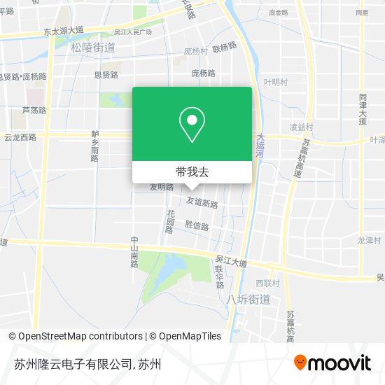 苏州隆云电子有限公司地图