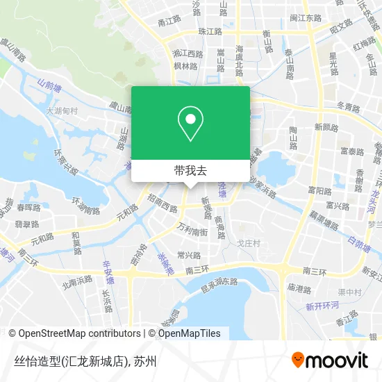丝怡造型(汇龙新城店)地图