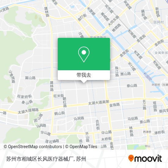 苏州市相城区长风医疗器械厂地图