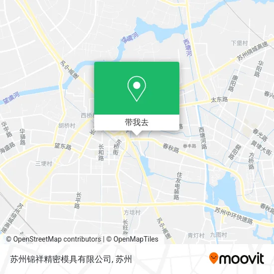 苏州锦祥精密模具有限公司地图