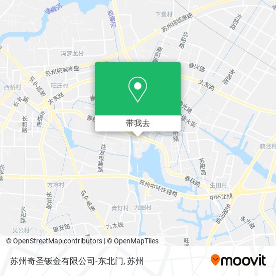 苏州奇圣钣金有限公司-东北门地图