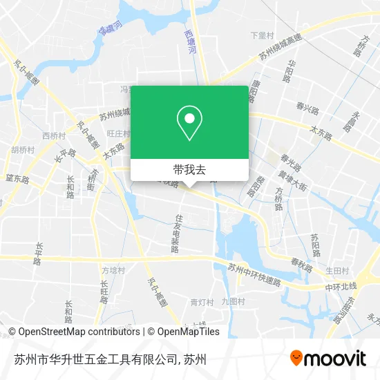 苏州市华升世五金工具有限公司地图