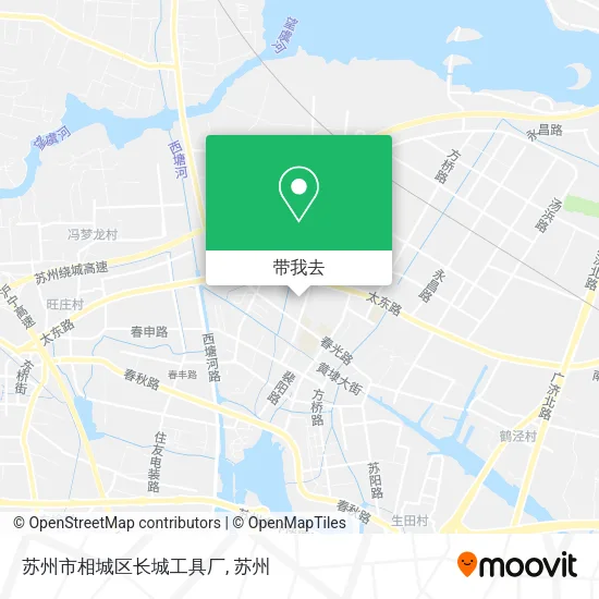 苏州市相城区长城工具厂地图