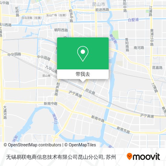 无锡易联电商信息技术有限公司昆山分公司地图