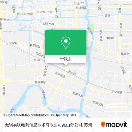 无锡易联电商信息技术有限公司昆山分公司地图