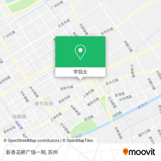 新香花桥广场一期地图