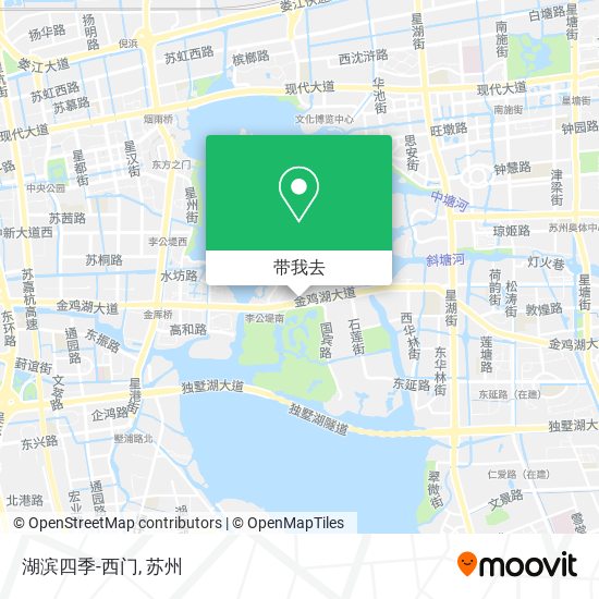 湖滨四季-西门地图