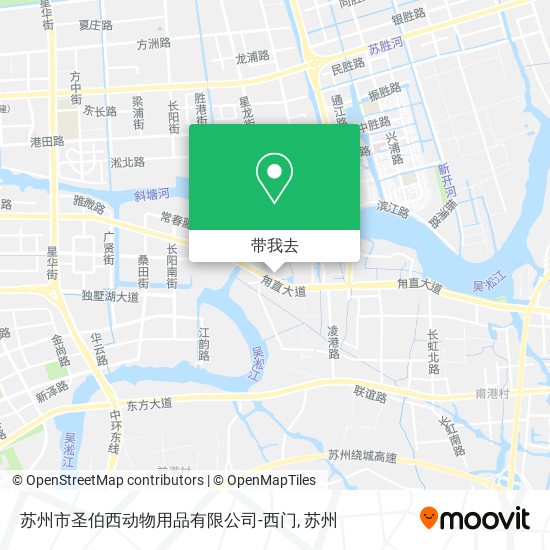 苏州市圣伯西动物用品有限公司-西门地图