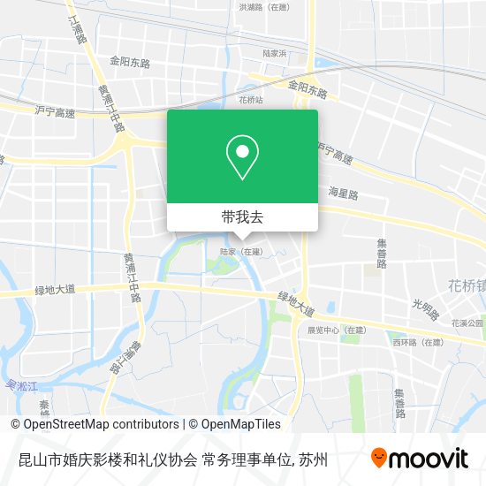 昆山市婚庆影楼和礼仪协会 常务理事单位地图