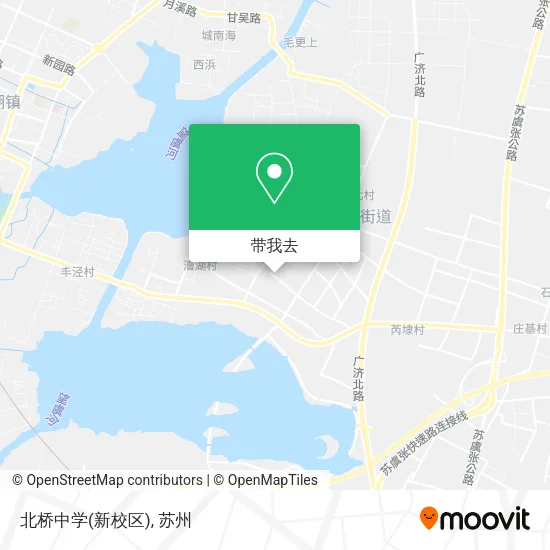 北桥中学(新校区)地图