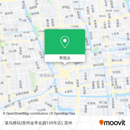 菜鸟驿站(苏州金帝名园135号店)地图