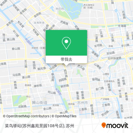 菜鸟驿站(苏州鑫苑景园108号店)地图