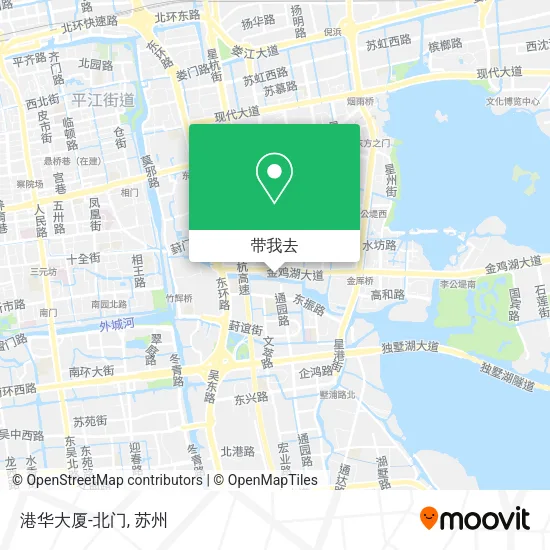 港华大厦-北门地图