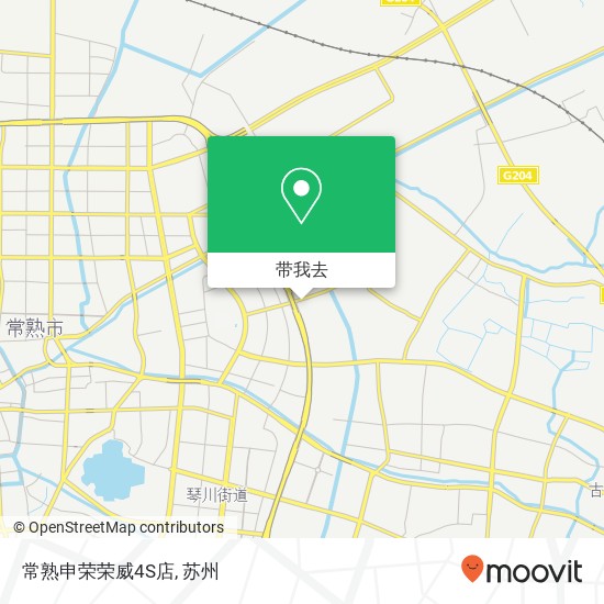 常熟申荣荣威4S店地图