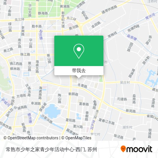 常熟市少年之家青少年活动中心-西门地图
