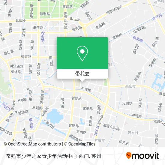 常熟市少年之家青少年活动中心-西门地图