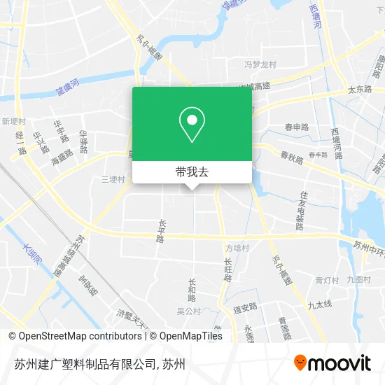 苏州建广塑料制品有限公司地图