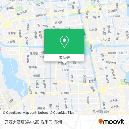 开源大酒店(吴中店)-洗手间地图