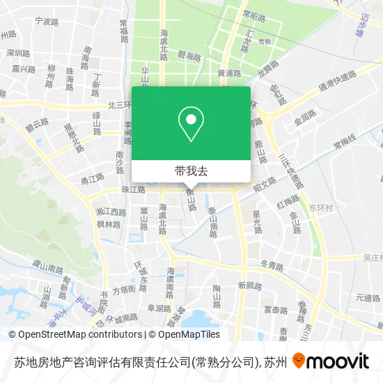 苏地房地产咨询评估有限责任公司(常熟分公司)地图