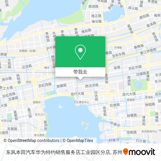 东风本田汽车华为特约销售服务店工业园区分店地图