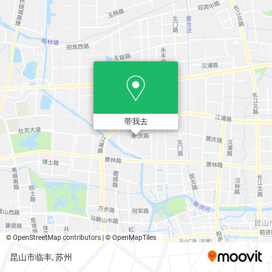昆山市临丰地图
