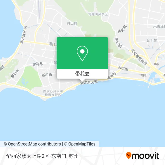 华丽家族太上湖2区-东南门地图