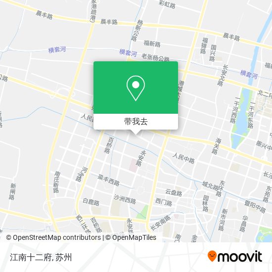 江南十二府地图