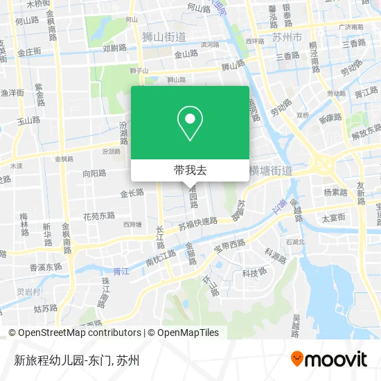 新旅程幼儿园-东门地图