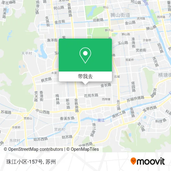 珠江小区-157号地图