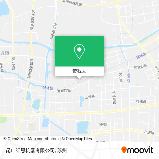 昆山维思机器有限公司地图