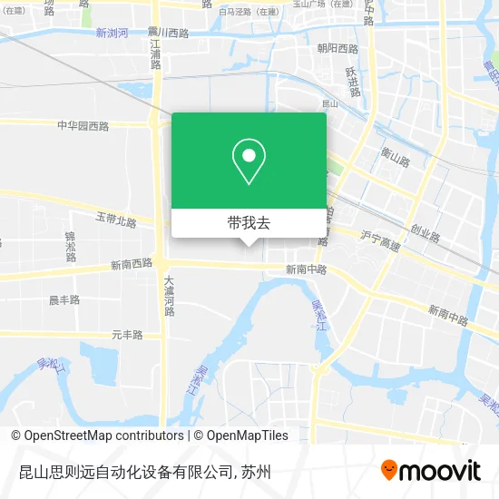 昆山思则远自动化设备有限公司地图