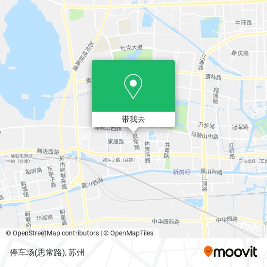 停车场(思常路)地图